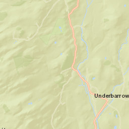 Mountjoy Brow, Lake District National Park Street Map