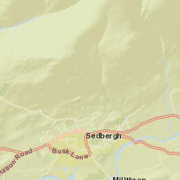 Station Road, Yorkshire Dales National Park Street Map