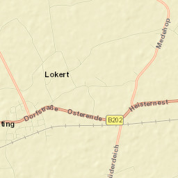 Tating Street Map