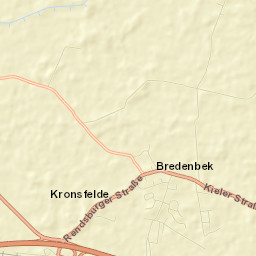 Bredenbek Street Map