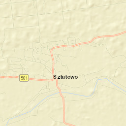 Sztutowo Street Map