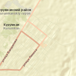 Kurumkan Street Map