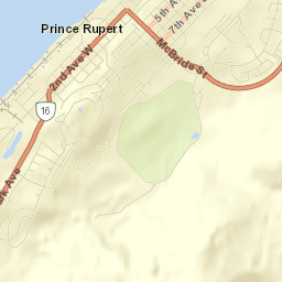 Prince Rupert Street Map
