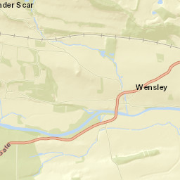 1 Railway Cottages, Wensley Station, Leyburn Street Map