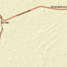 Erfde Street Map
