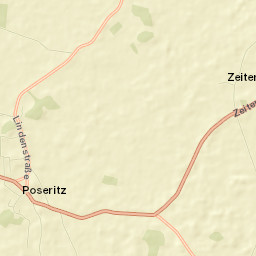 Poseritz Street Map