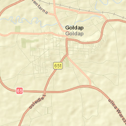 Gołdap Street Map