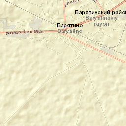Baryatino Street Map