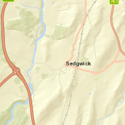 8 Castle View, Sedgwick, Kendal, Cumbria Street Map