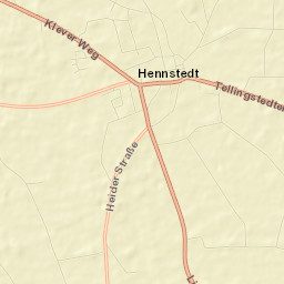 Hennstedt Street Map