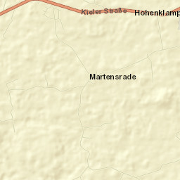 Martensrade Street Map