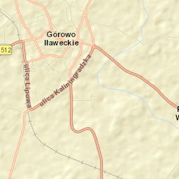Górowo Iławeckie Street Map