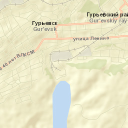 Gur’yevsk Street Map