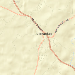 Lisnaskea Street Map