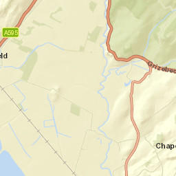 A595, Broughton-in-Furness, Cumbria LA20 Street Map