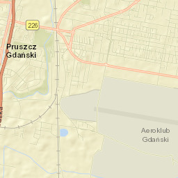 Pruszcz Gdański Street Map