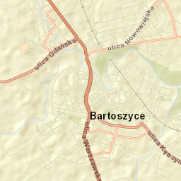 Bartoszyce Street Map