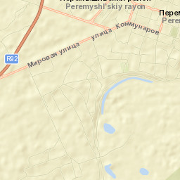 Peremyshl’ Street Map