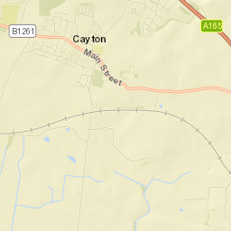 A165, Scarborough, North Yorkshire YO11 Street Map