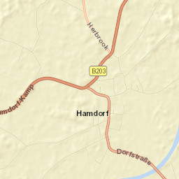 Hamdorf Street Map