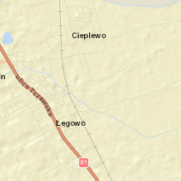 Łęgowo Street Map