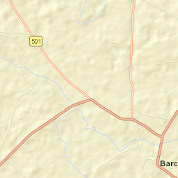 Barciany Street Map