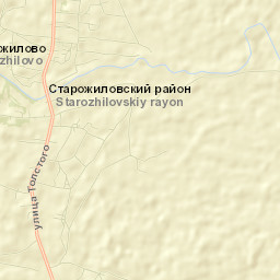 Starozhilovo Street Map