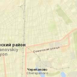 Cherepanovo Street Map