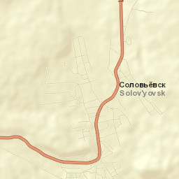 Solovjevsk Street Map