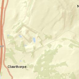 Newbiggin Lane, Carnforth, Cumbria Street Map