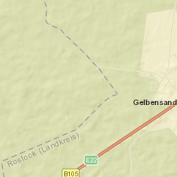 Gelbensande Street Map