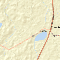 Trzebielino Street Map