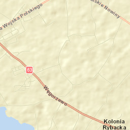 Powiat węgorzewski Street Map