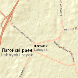 Lahoysk Street Map