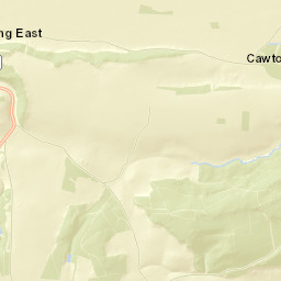 Coulton Lane, York, North Yorkshire YO62 Street Map