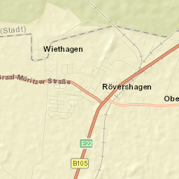 Rövershagen Street Map