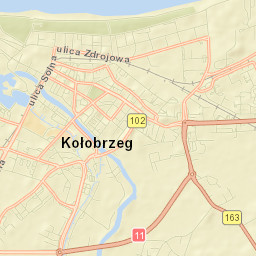 Kołobrzeg Street Map