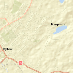 Bytów Street Map