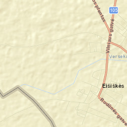 Eišiškės Street Map