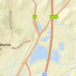 A6070, Carnforth, Lancashire LA6, UK Street Map