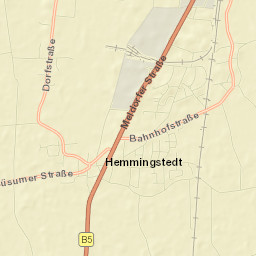 Hemmingstedt Street Map