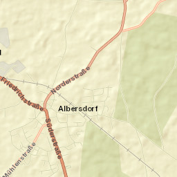 Albersdorf Street Map