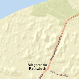 Börgerende-Rethwisch Street Map
