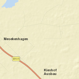Mesekenhagen Street Map