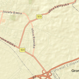 Gronowo Górne Street Map