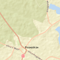 Pozezdrze Street Map