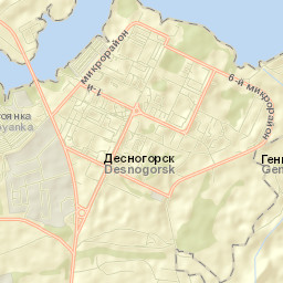 Desnogorsk Street Map