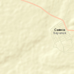Sayansk Street Map