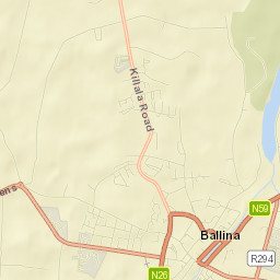 Ballina Street Map