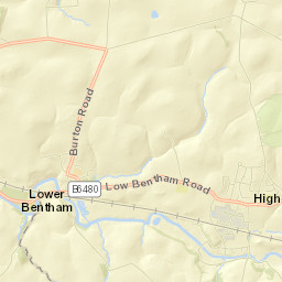 Station Road, Bentham, Lancaster, North Yorkshire Street Map